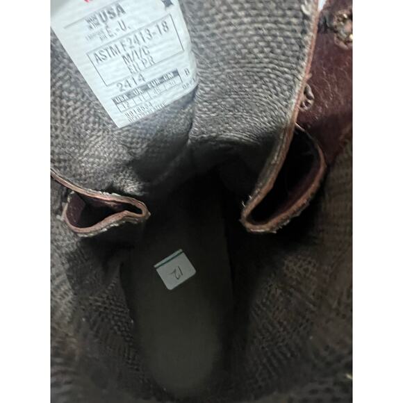 Red Wing 2414 Men’s 12B Gore-Tex Steel Toe EH Work Boots USA Made Brown Leather - Picture 15 of 16